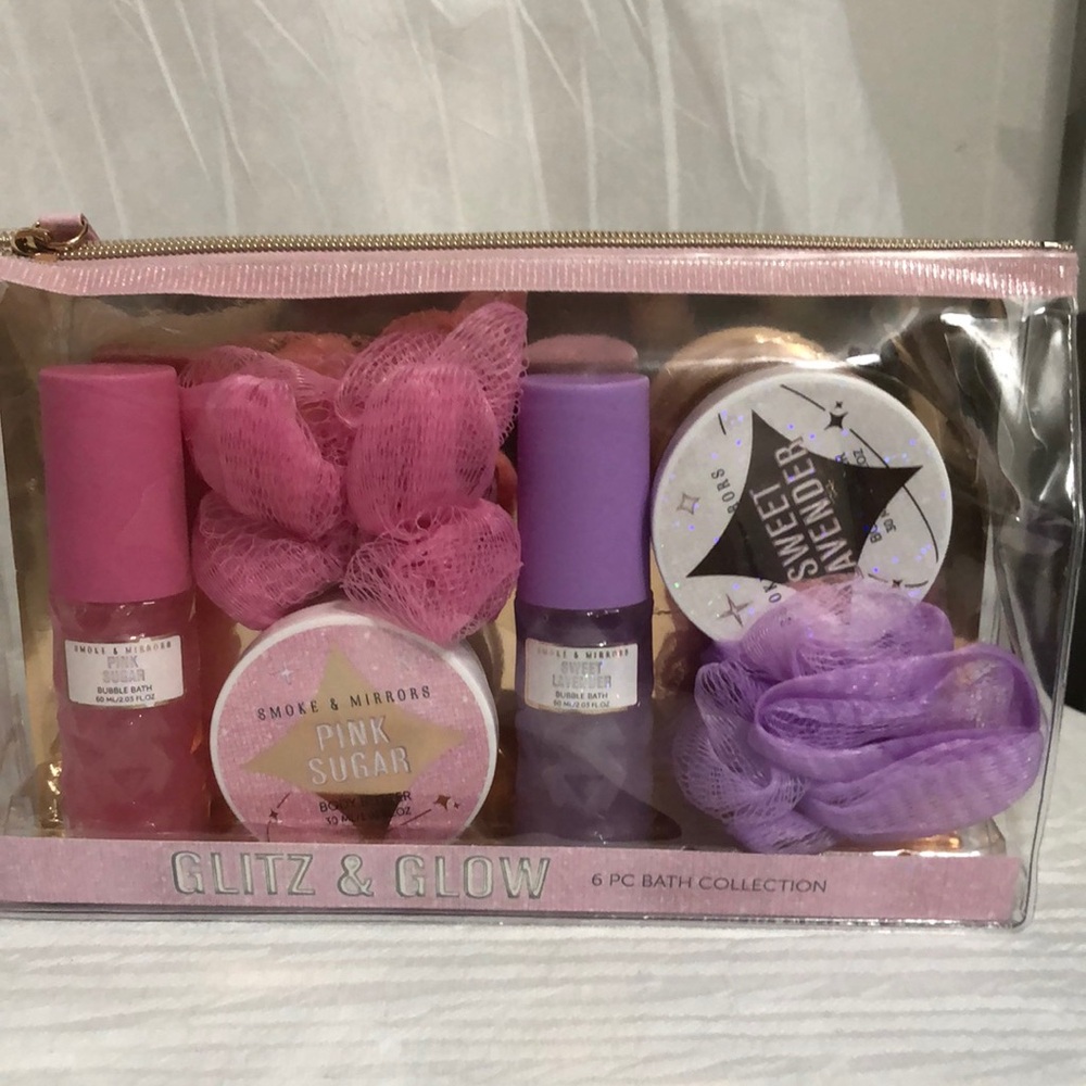Smoke & Mirrors Glitz & Glow 6-Piece Bath Set